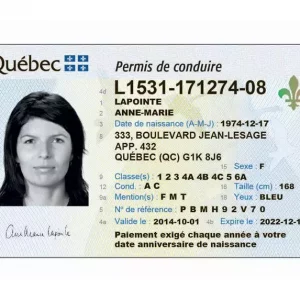 Buy Canada driving licence
