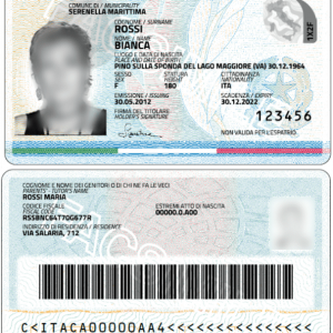 Buy Italian ID card