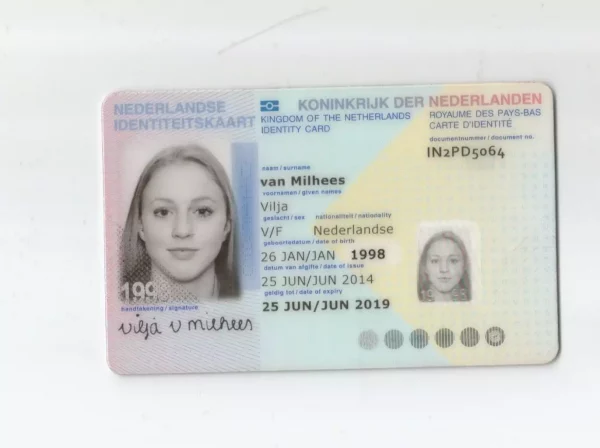 Buy Dutch ID card