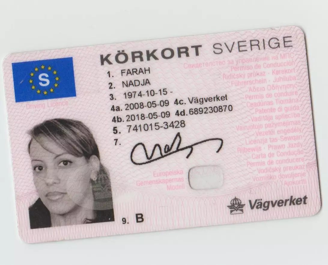 Buy Sweden driving licence